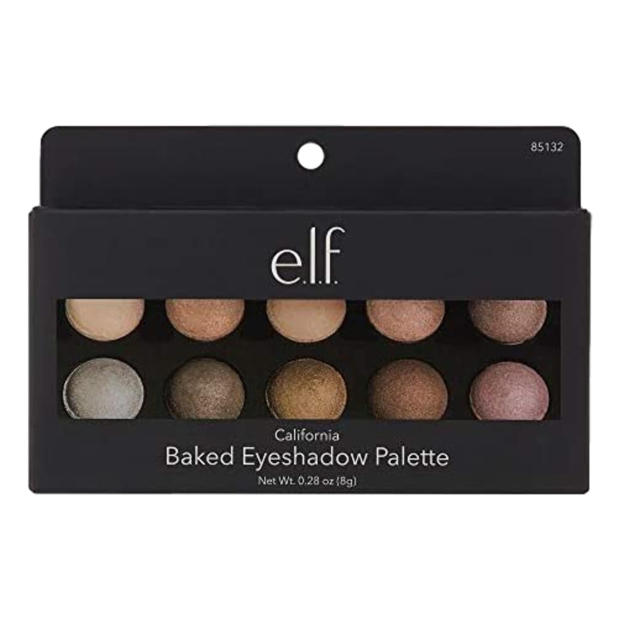 E.L.F. Baked Eyeshadow Palette - California, 8g, eyeshadow palette, London Loves Beauty