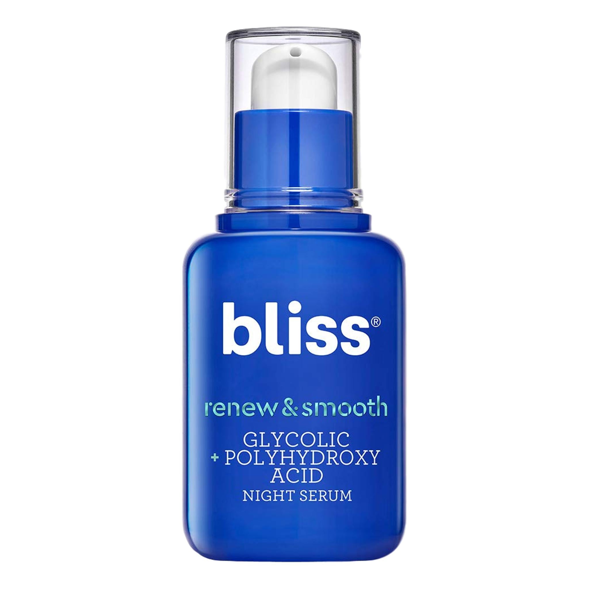 Bliss Renew & Smooth Night Serum, 1oz, Serum, London Loves Beauty