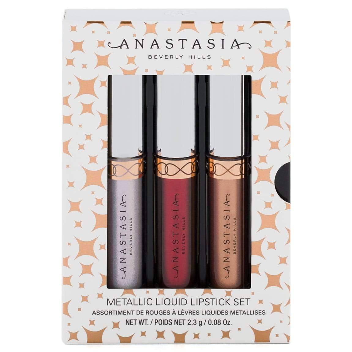 ANASTASIA BEVERLY HILLS Mini Metallic Liquid Lipstick Set, liquid lipstick, London Loves Beauty