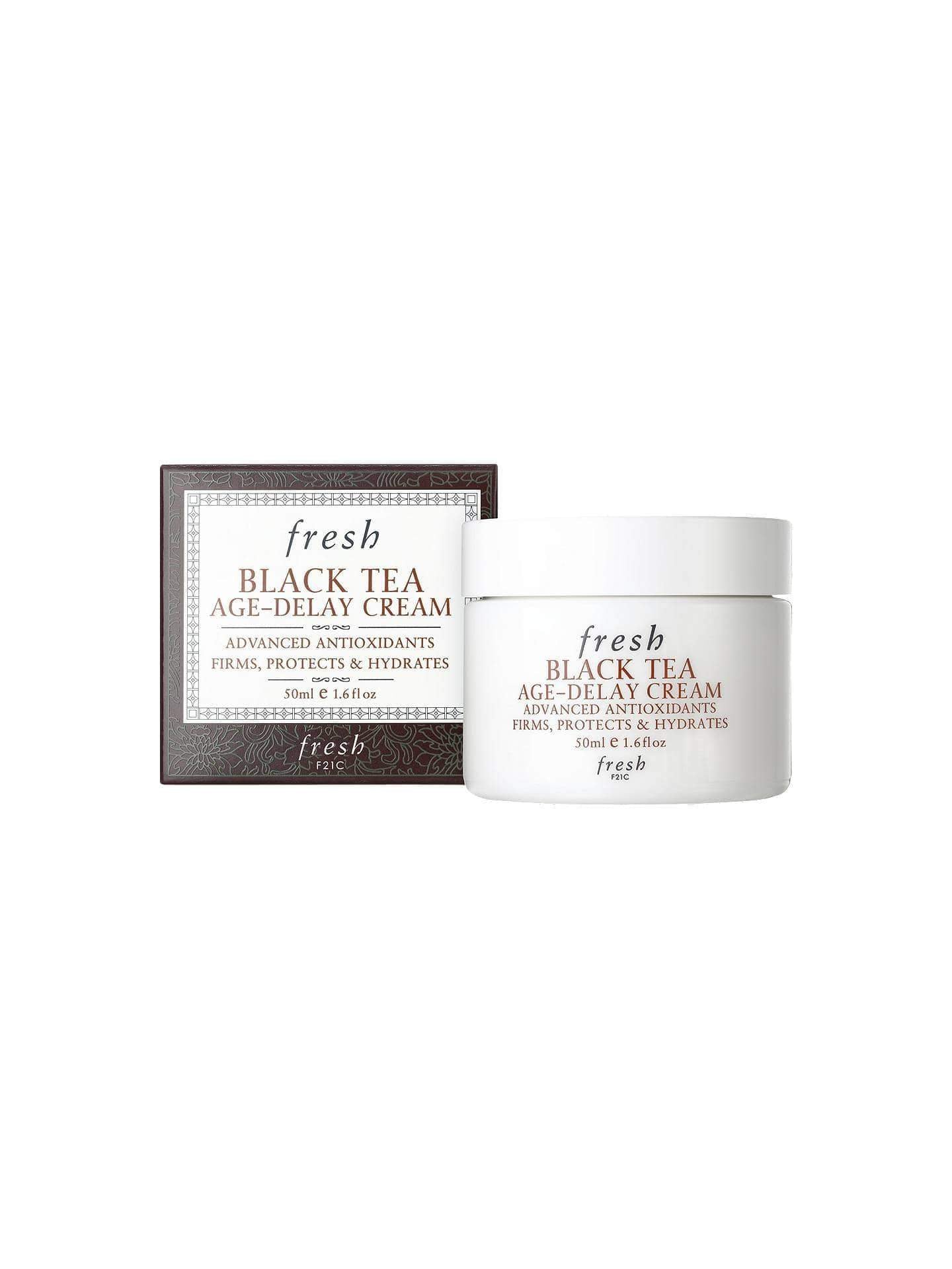 Fresh Black Tea Age-Delay Cream, 50ml, Face Cream, London Loves Beauty