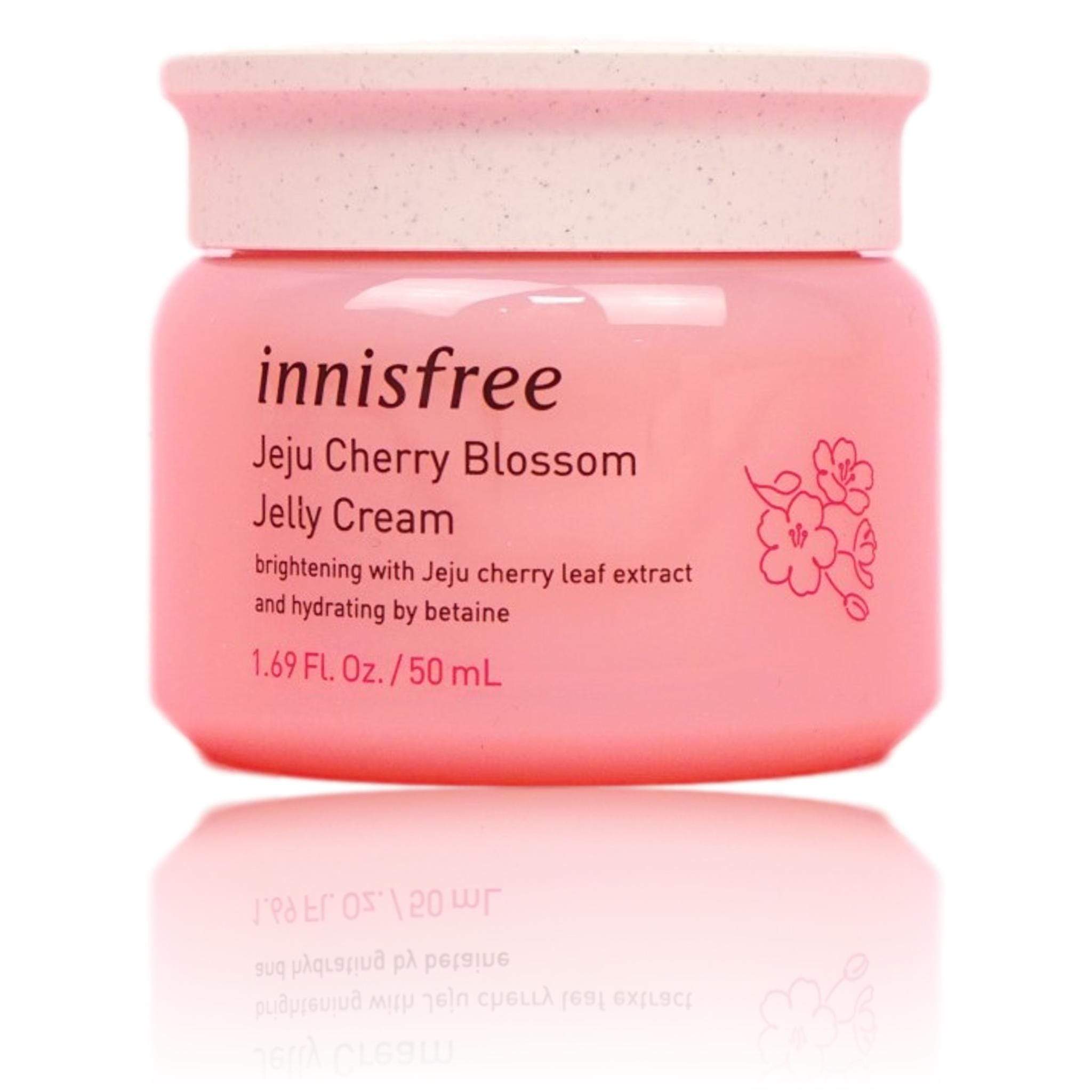 INNISFREE Jeju Cherry Blossom Dewy Glow Jelly Cream, 50 ml, Skin Care, London Loves Beauty
