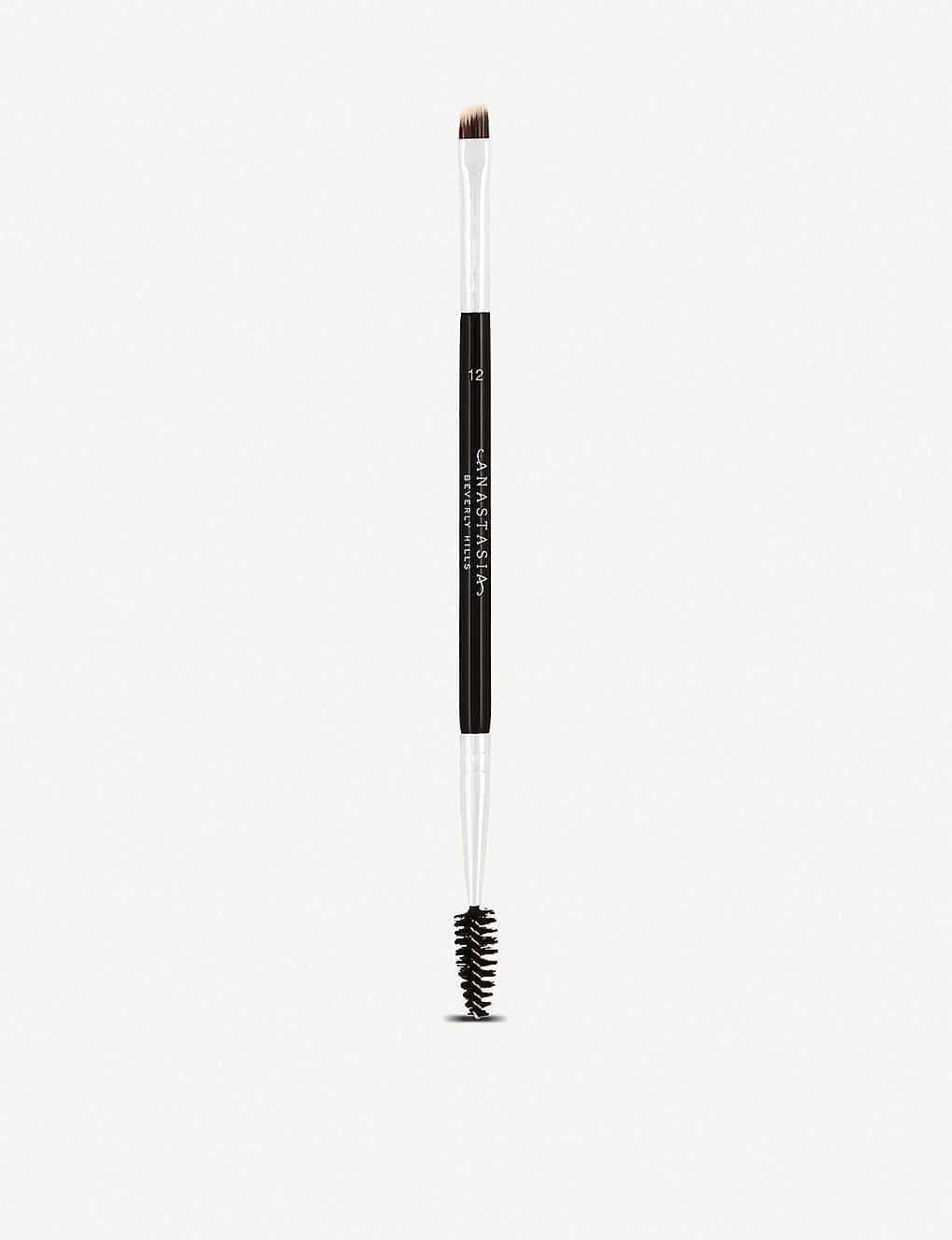 Anastasia Beverly Hills Duo Brush 12 - Dual-Ended Firm Angled Brush, eyebrow brush, London Loves Beauty