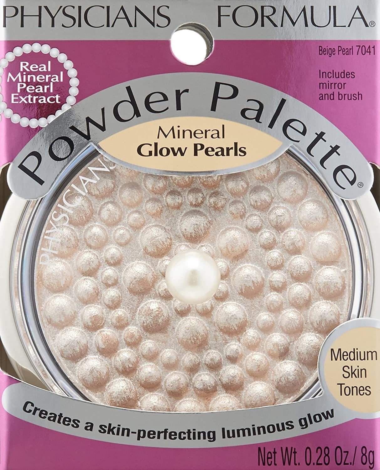 PHYSICIANS FORMULA Powder Palette Mineral Glow Pearls, Beige Pearl, highlighter, London Loves Beauty