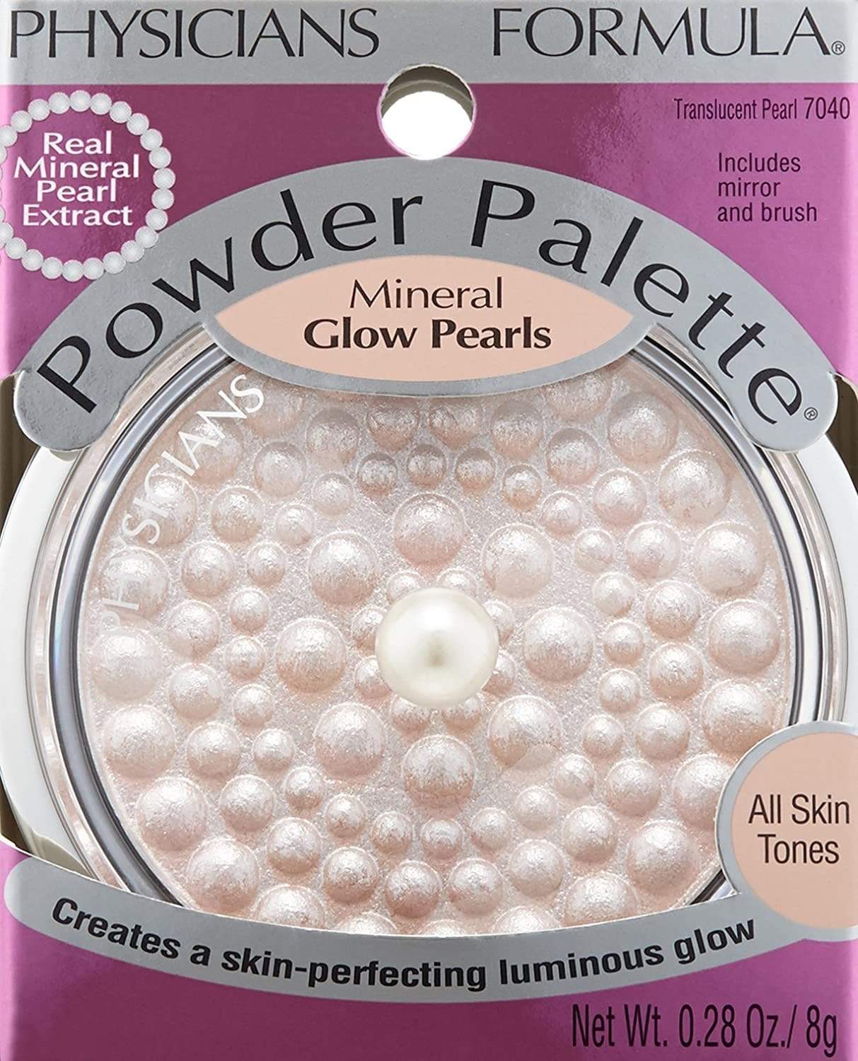 PHYSICIANS FORMULA Powder Palette Mineral Glow Pearls, Translucent Pearl, highlighter, London Loves Beauty