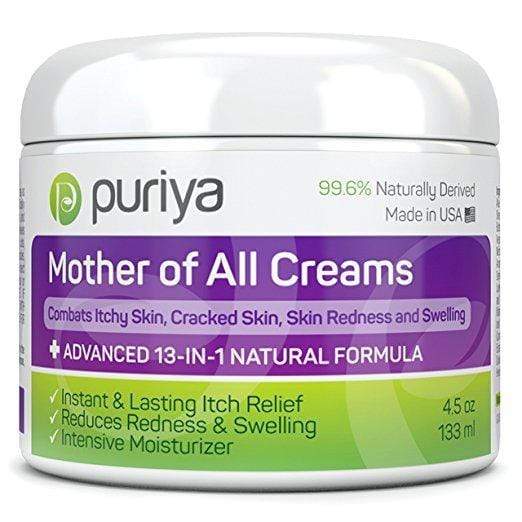 Puriya Cream For Eczema, Psoriasis, Rosacea, Dermatitis, Shingles and Rashes - Regular (4.5 oz), Skin Care, London Loves Beauty