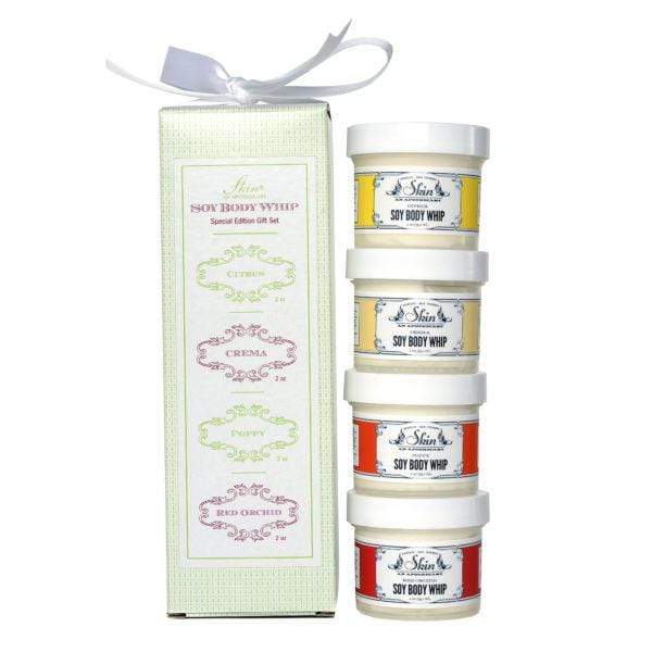 Skin An Apothecary Soy Body Whip Box Set, body whip, London Loves Beauty