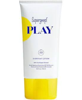 SUPERGOOP! PLAY Everyday Lotion SPF 50, 2.4oz, sunscreen, London Loves Beauty
