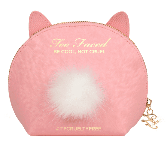 Too Faced Pink Cool Not Cruel Bunny Makeup Bag, Tools & Accessories, London Loves Beauty
