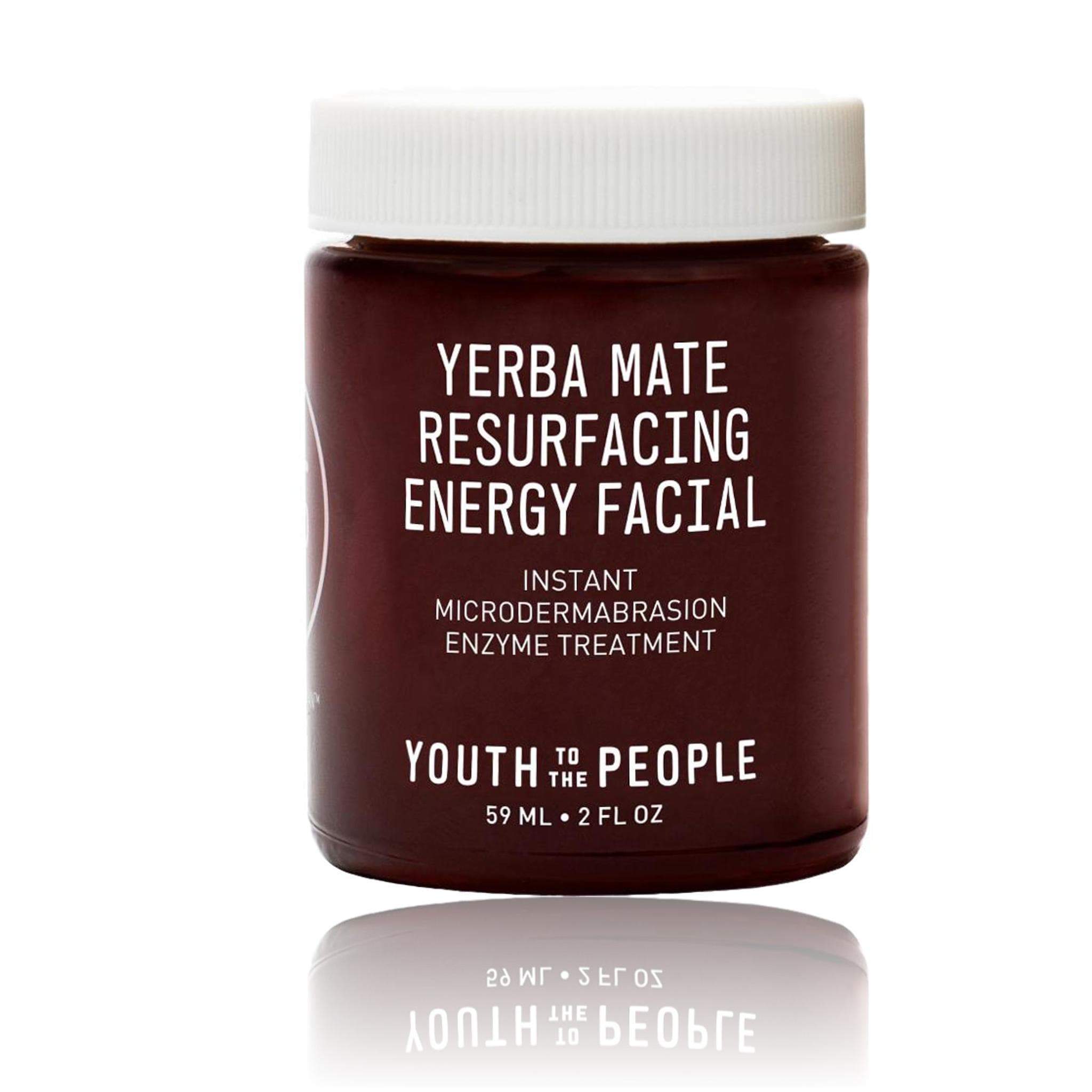 Youth To The People Yerba Mate Resurfacing + Exfoliating Energy Facial with Enzymes, 59 ml, Skin Care, London Loves Beauty
