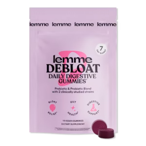 Lemme Debloat: Digestive Probiotic & Multi-Enzyme Capsules,  14 ct