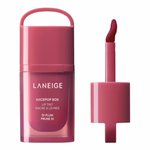 LANEIGE JuicePop Box Lip Oil Stain 12HR Hydrating Tint, DJ Plum  0.15 oz - ON SALE*