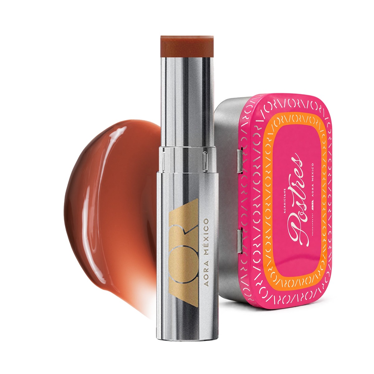 AORA México ACARÍCIAME Postres Solid Lip Serum – Cajeta, Limited Edition