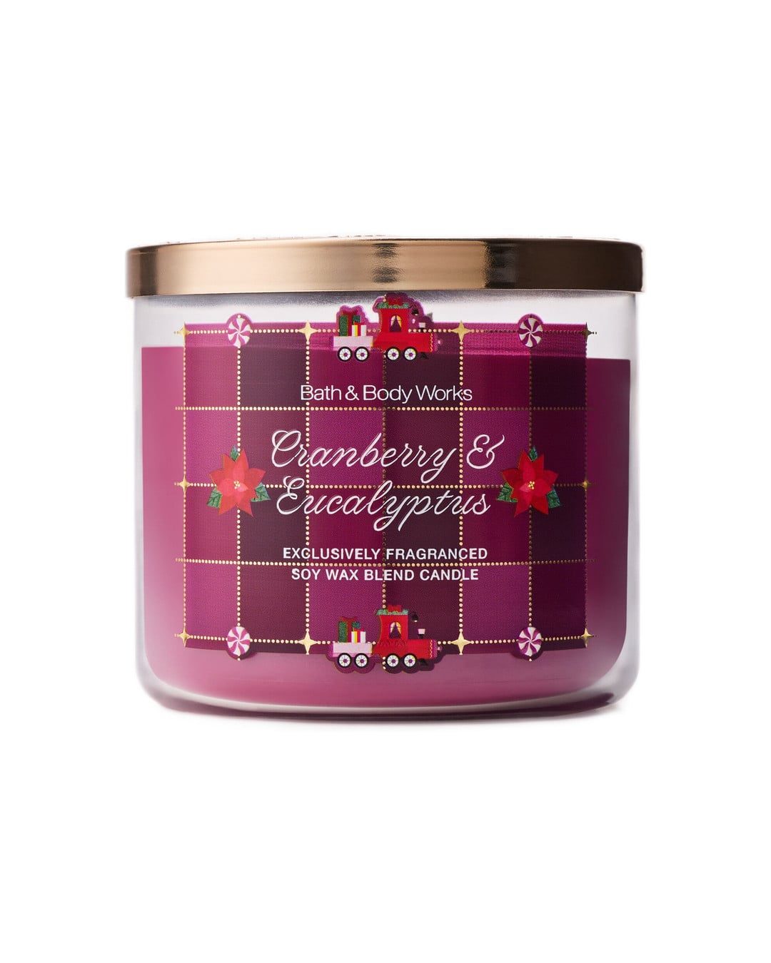 Bath & Body Works Cranberry & Eucalyptus 3-Wick Candle