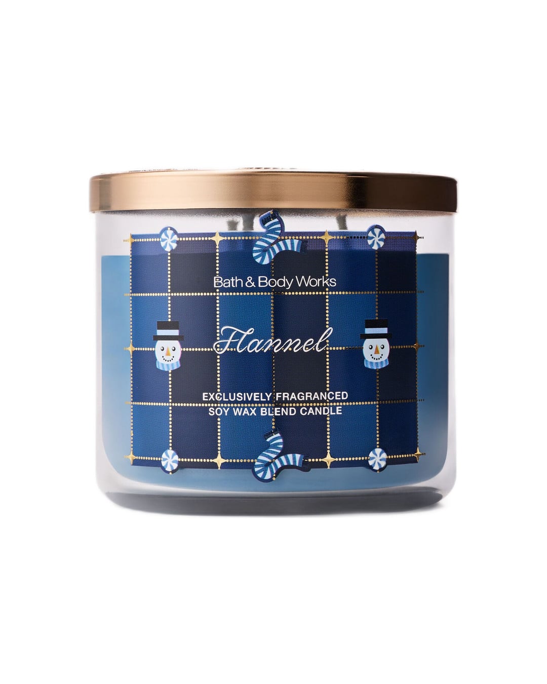 Bath & Body Works Flannel 3-Wick Candle