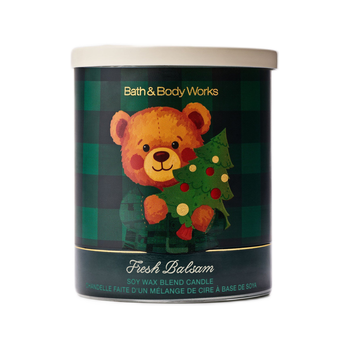 Bath & Body Works Fresh Balsam Single Wick Candle, 8 oz / 227 g