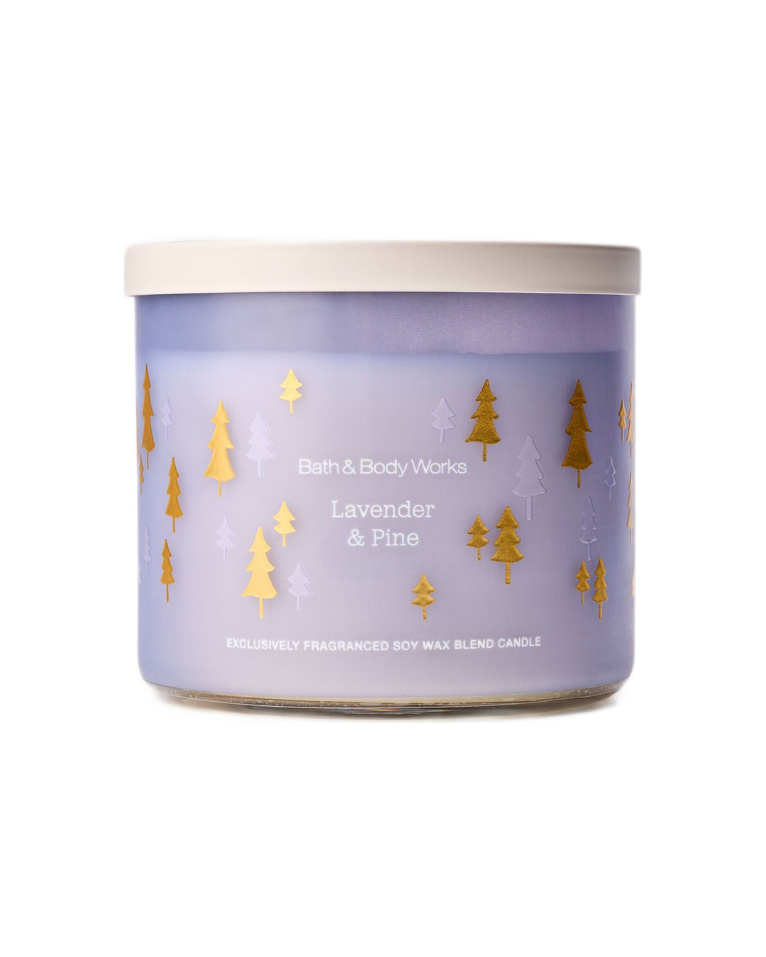 Bath & Body Works Lavender & Pine 3-Wick Candle