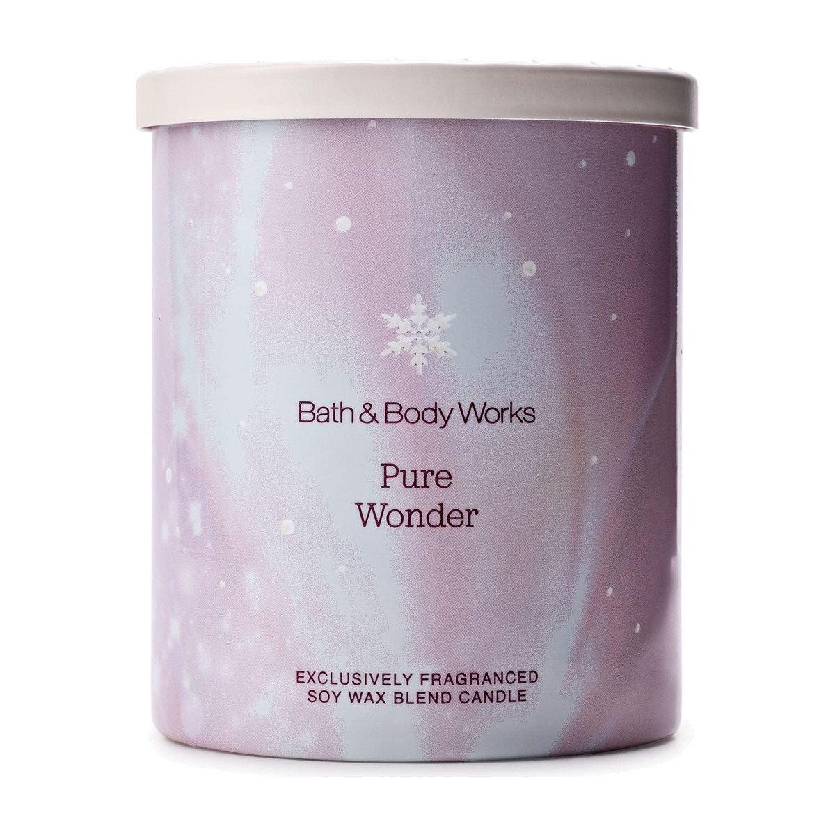 Bath & Body Works Pure Wonder Single Wick Candle, 8 oz / 227 g