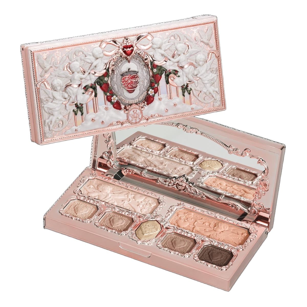 Flower Knows 01 Honey Canelé Strawberry Cupid Collection Make-up Palette
