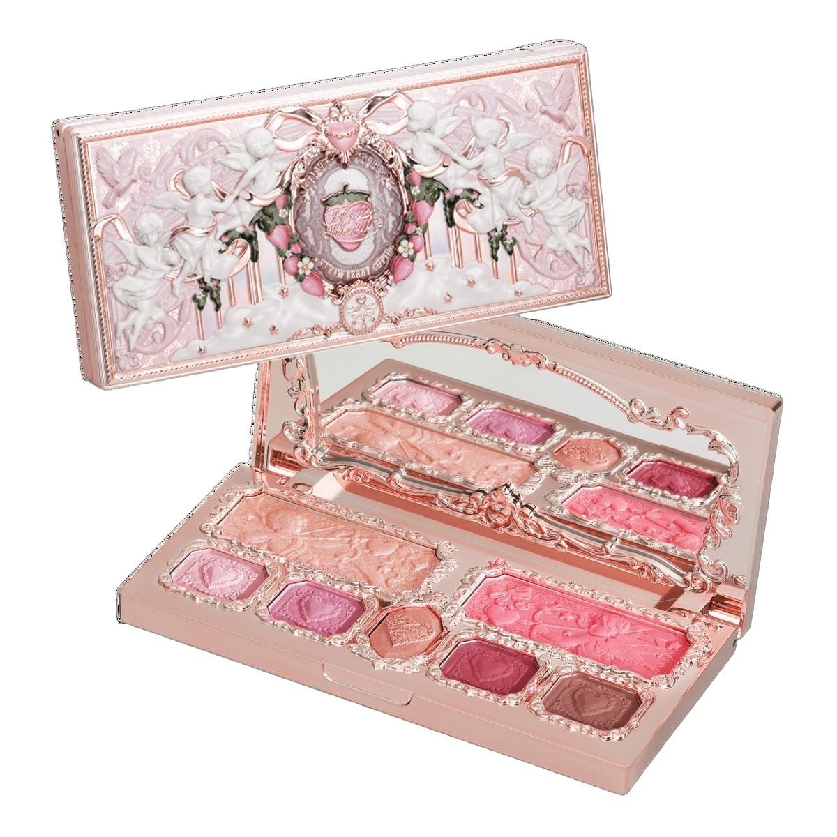 Flower Knows S02 Cupid's Mischief Strawberry Cupid Collection Make-up Palette