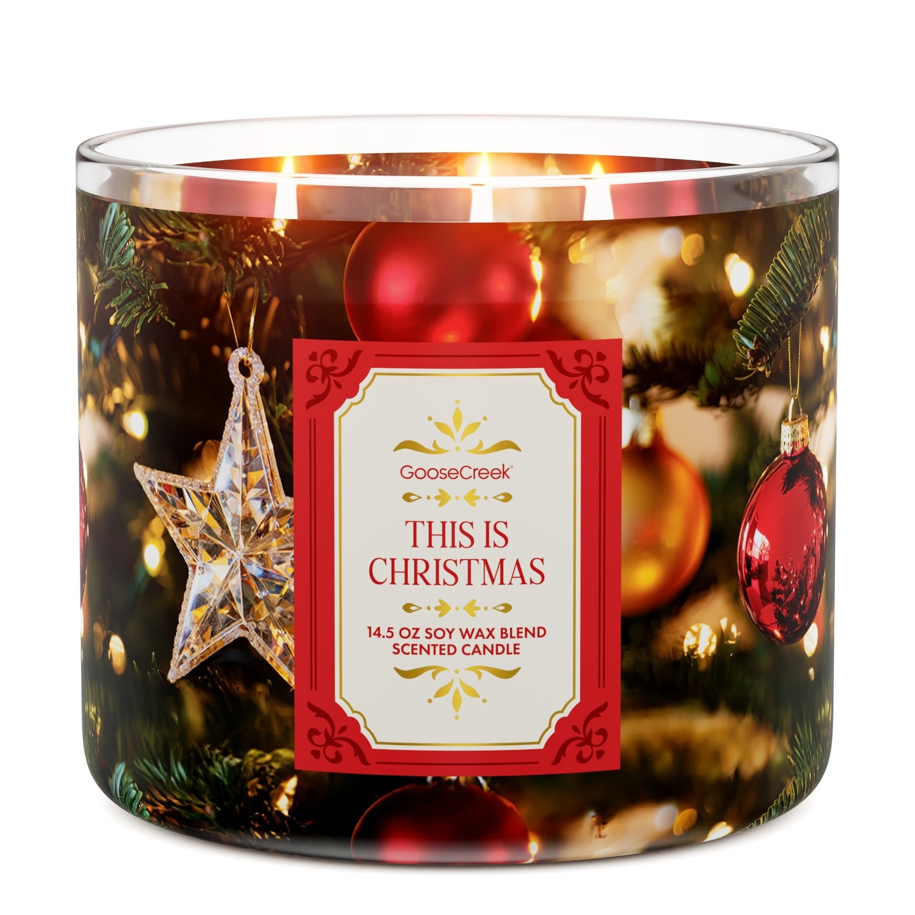 GooseCreek This Is Christmas 3-Wick Candle, 14.5oz