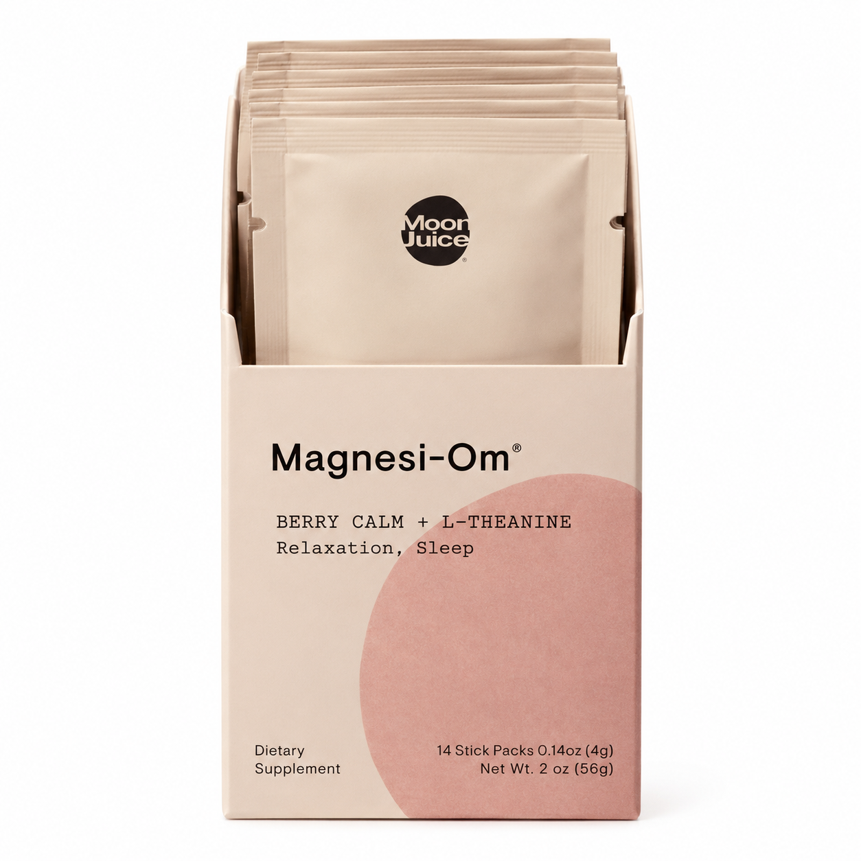 Moon Juice Magnesi-Om Berry Calm 14 Stick Packs