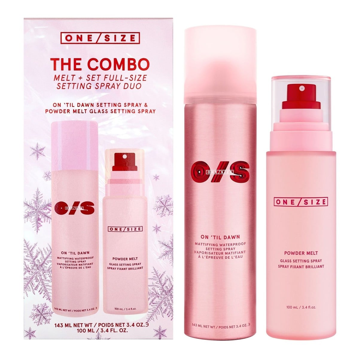 ONE/SIZE The Combo Melt + Set Setting Spray Duo – On 'Til Dawn and Powder Melt