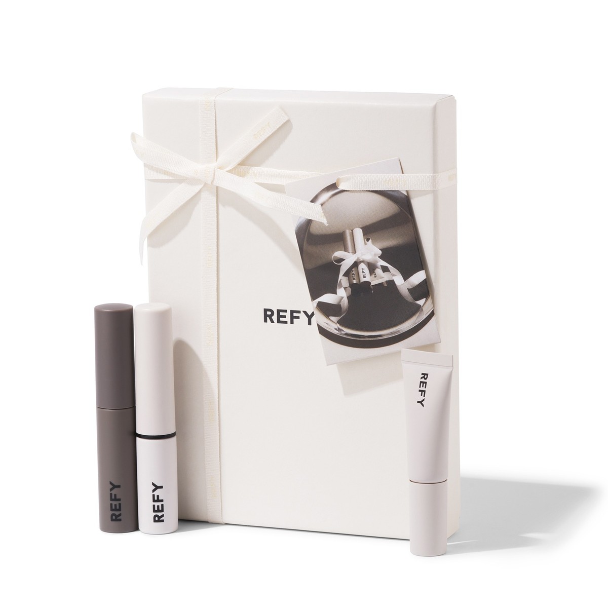 REFY Mini Hero Set – Mini Brow Sculpt, Mini Lash Sculpt & Mini Clear Lip Gloss