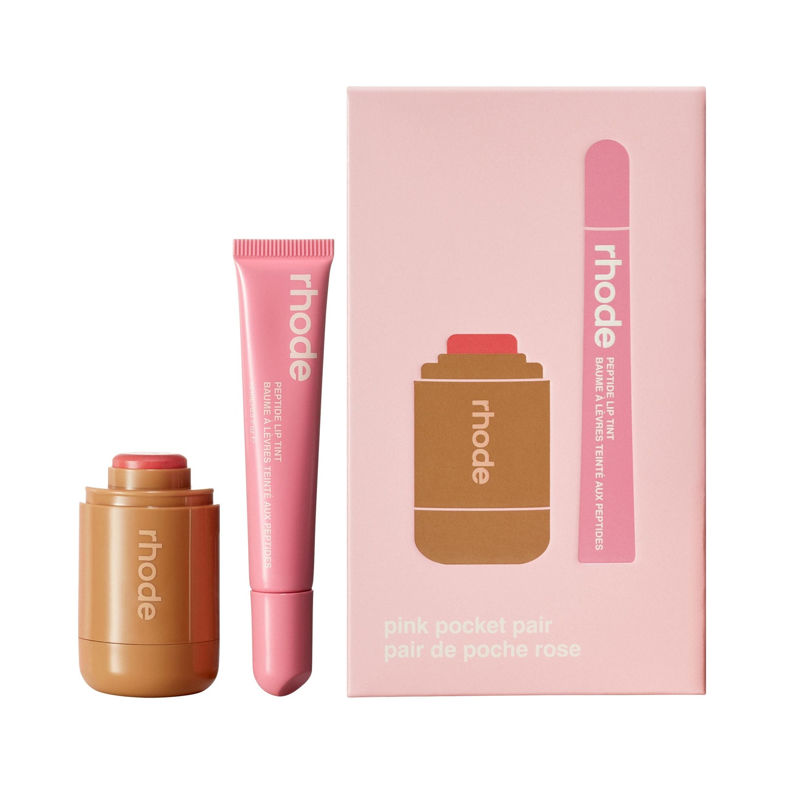 rhode Pocket Pair Limited Edition Lip and Cheek Set in Sprinkle + Ribbon