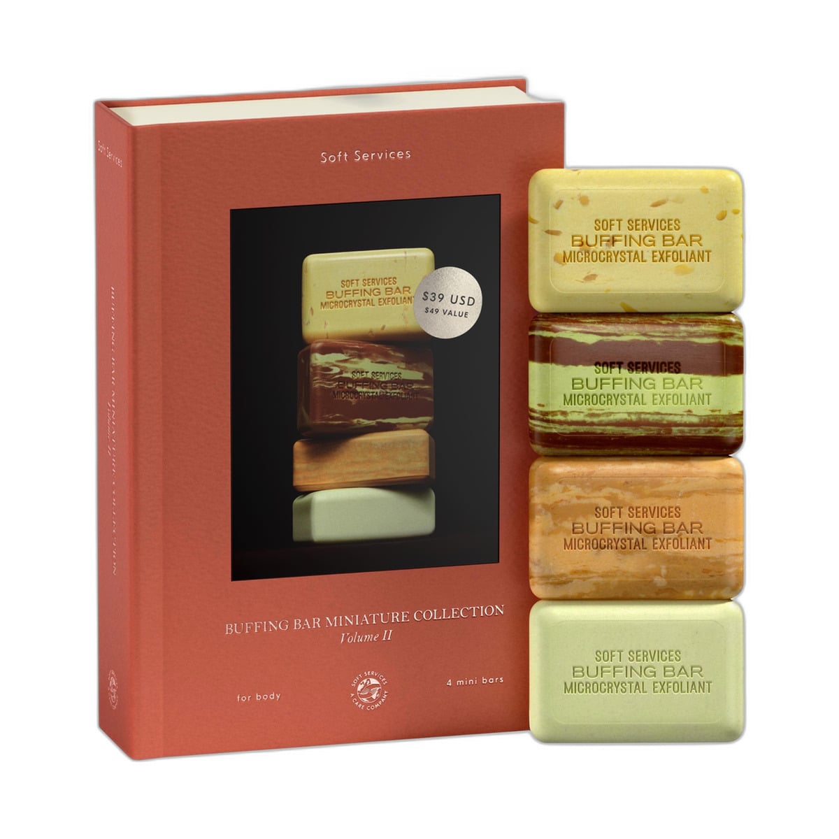 Soft Services Holiday Buffing Bar Gift Set: Volume II