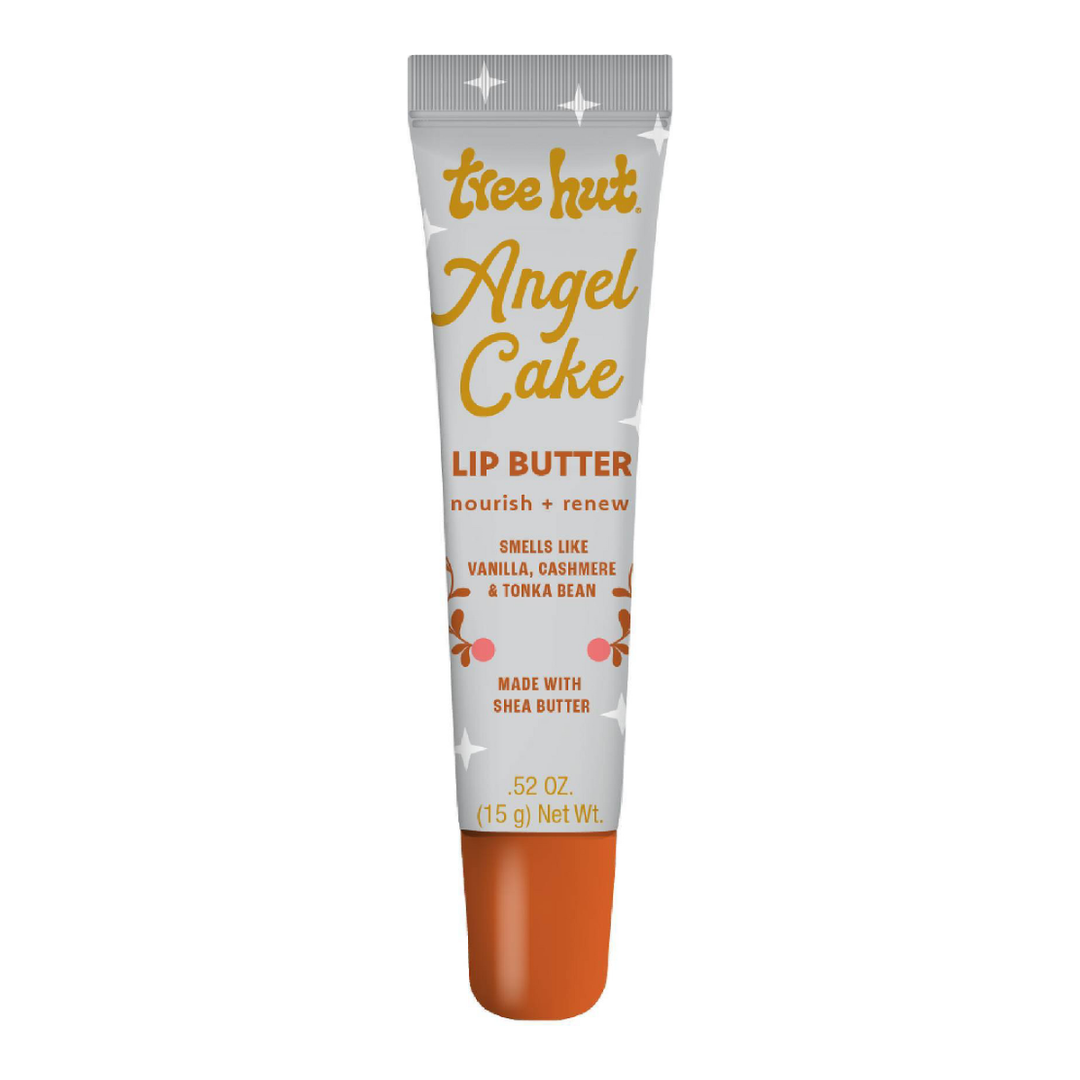 Tree Hut Lip Butter – Angel Cake, 0.52 oz