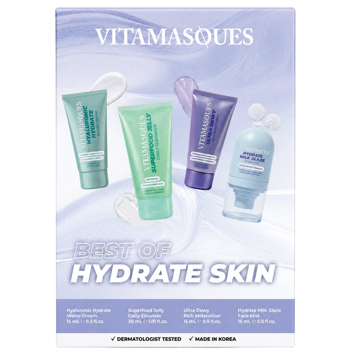 Vitamasques Best of Hydrate Skin Kit – 4-Piece Set
