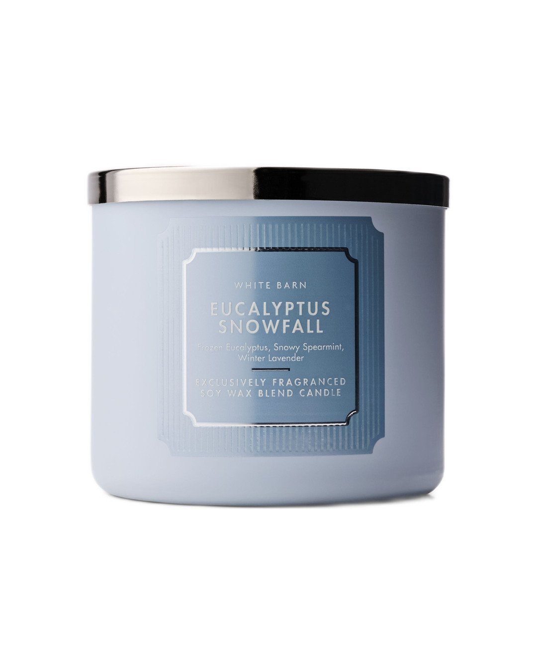 Bath & Body Works White Barn Eucalyptus Snowfall 3-Wick Candle